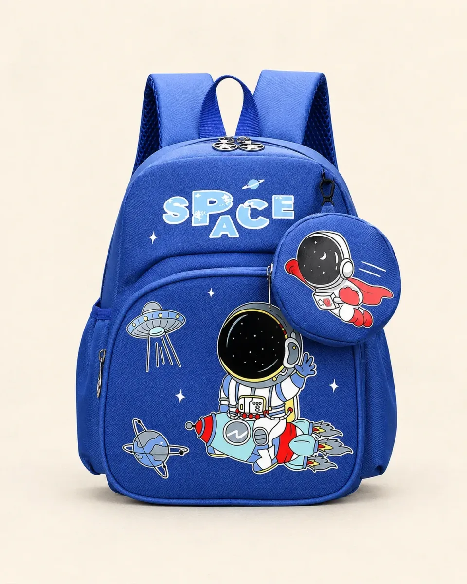 Mochila escolar 8899# — 太空人Azul