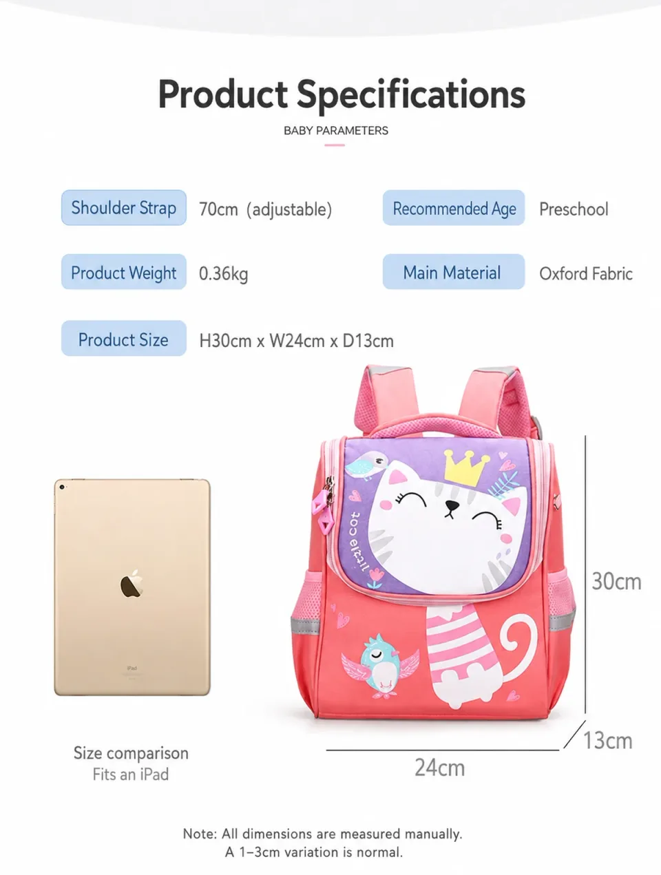 Kids School Bag 930# — Product details 07