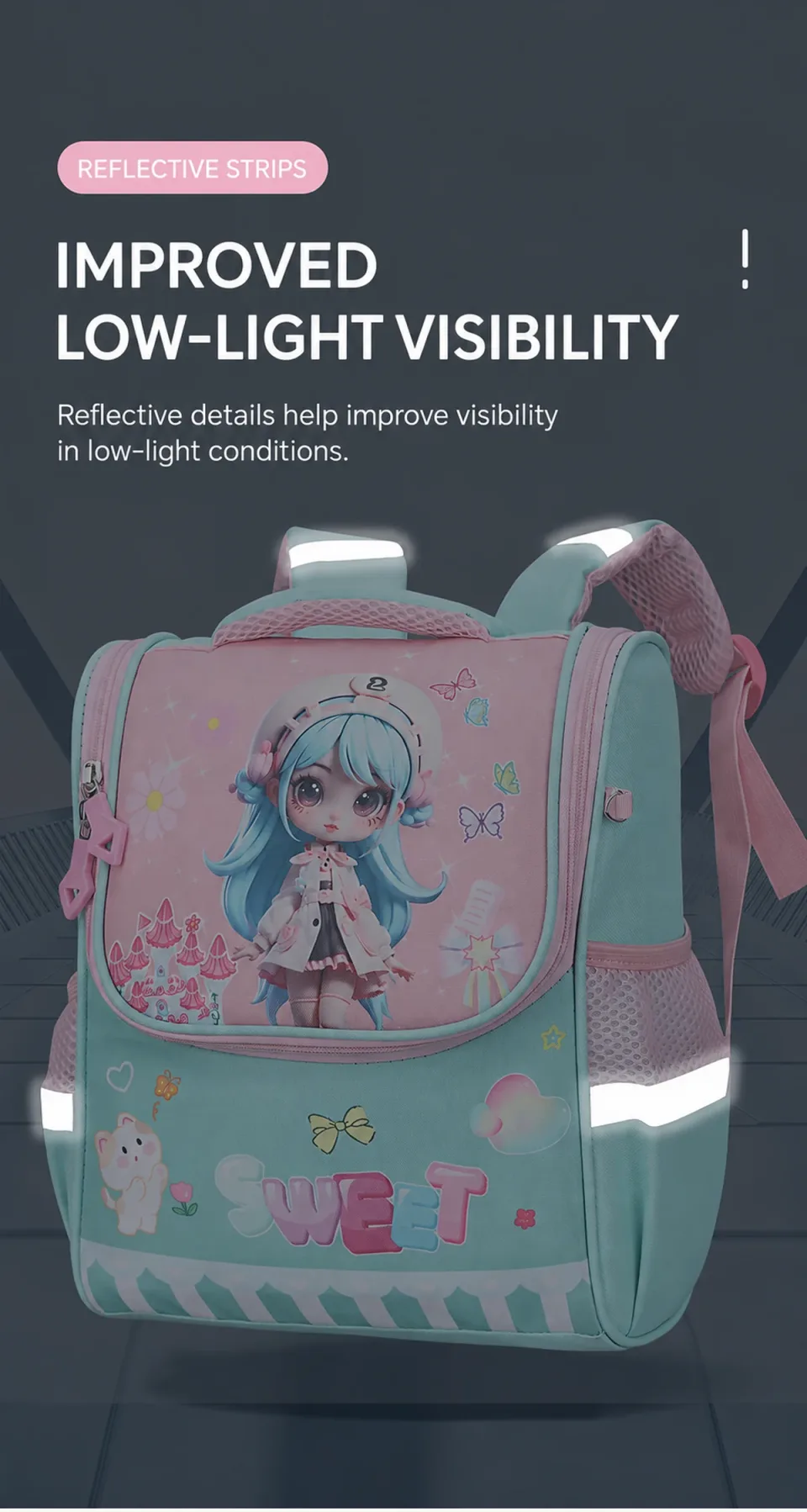 Kids School Bag 930-2# — Product details 03