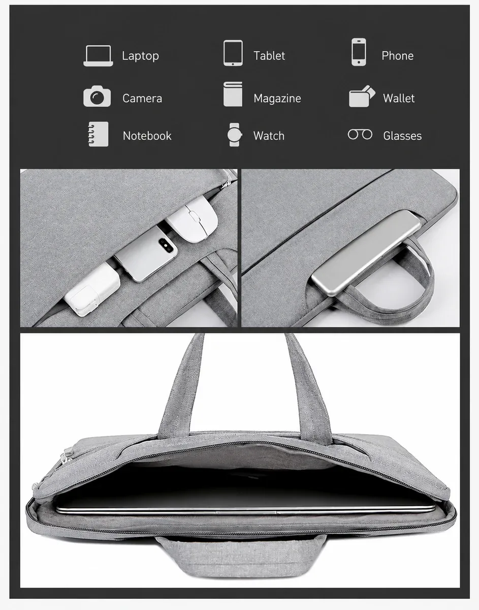 Bolsa para notebook 030 (With Shoulder Strap) — Detalhes do produto 18