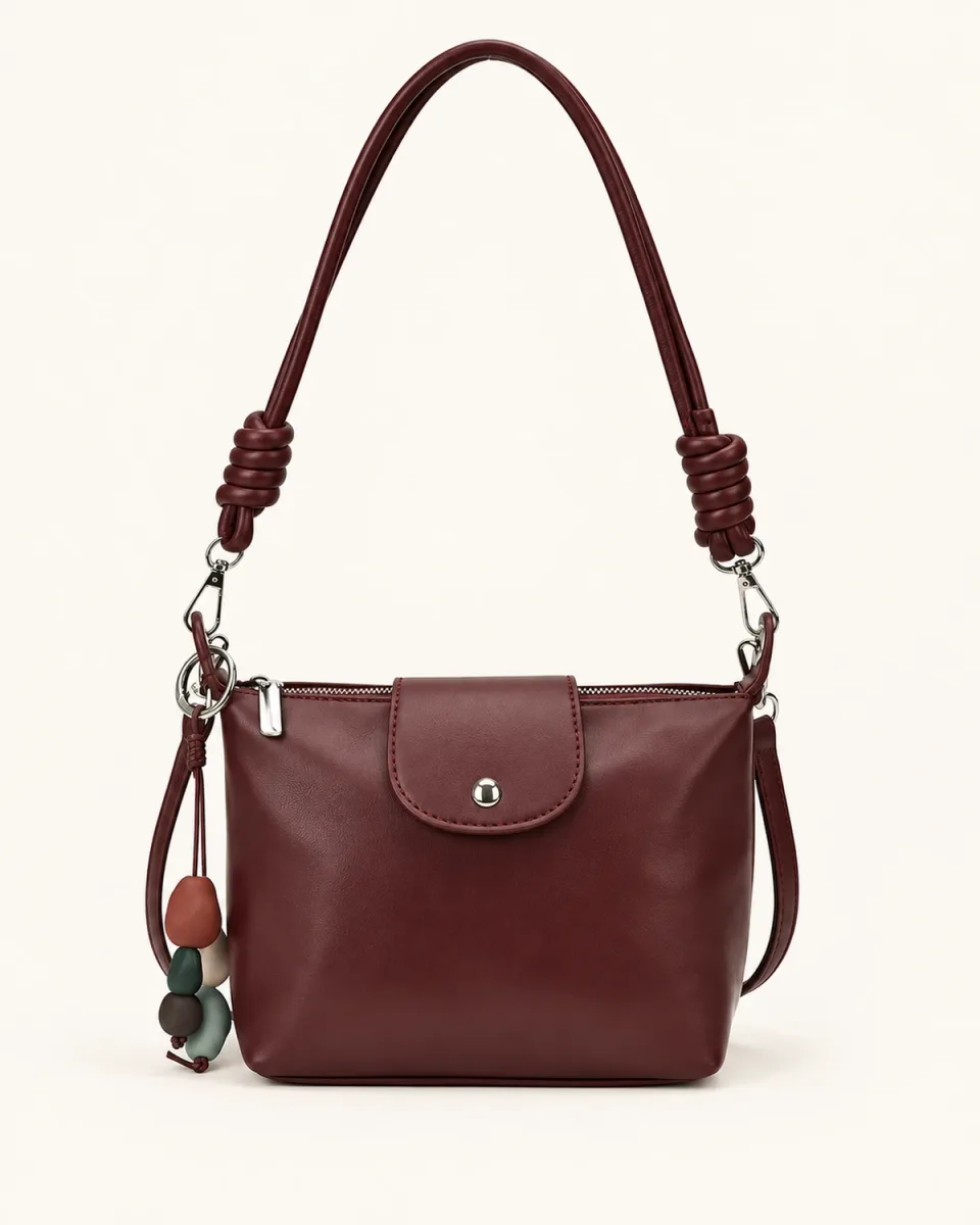 Women's Handbag 5010 — Burgundy