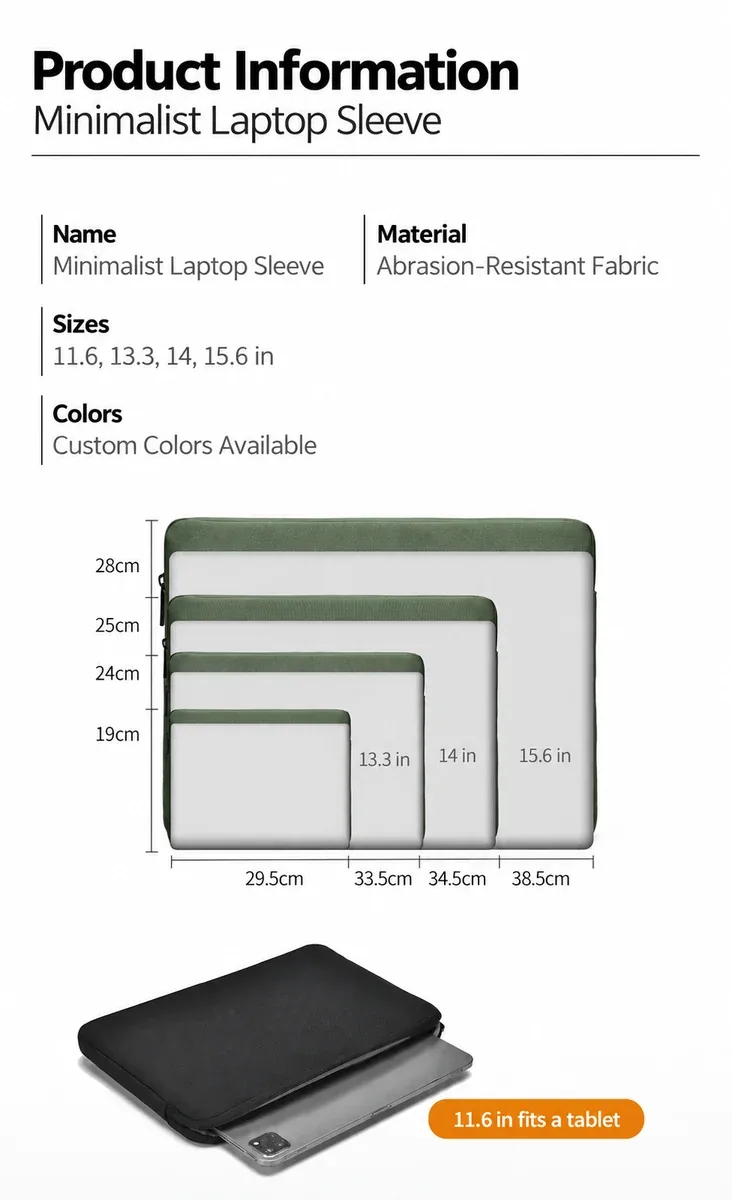 Laptop B-024 Sleeve — Product details 04