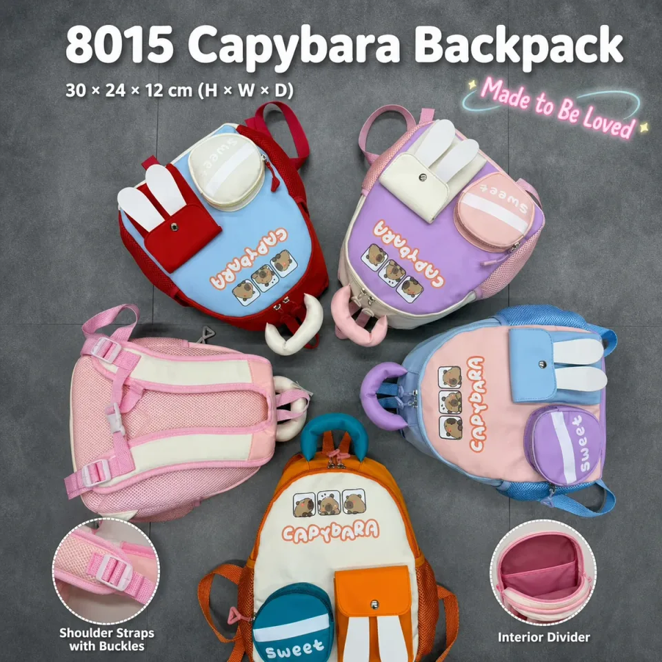 Kids School Bag 8015# — Color / design options