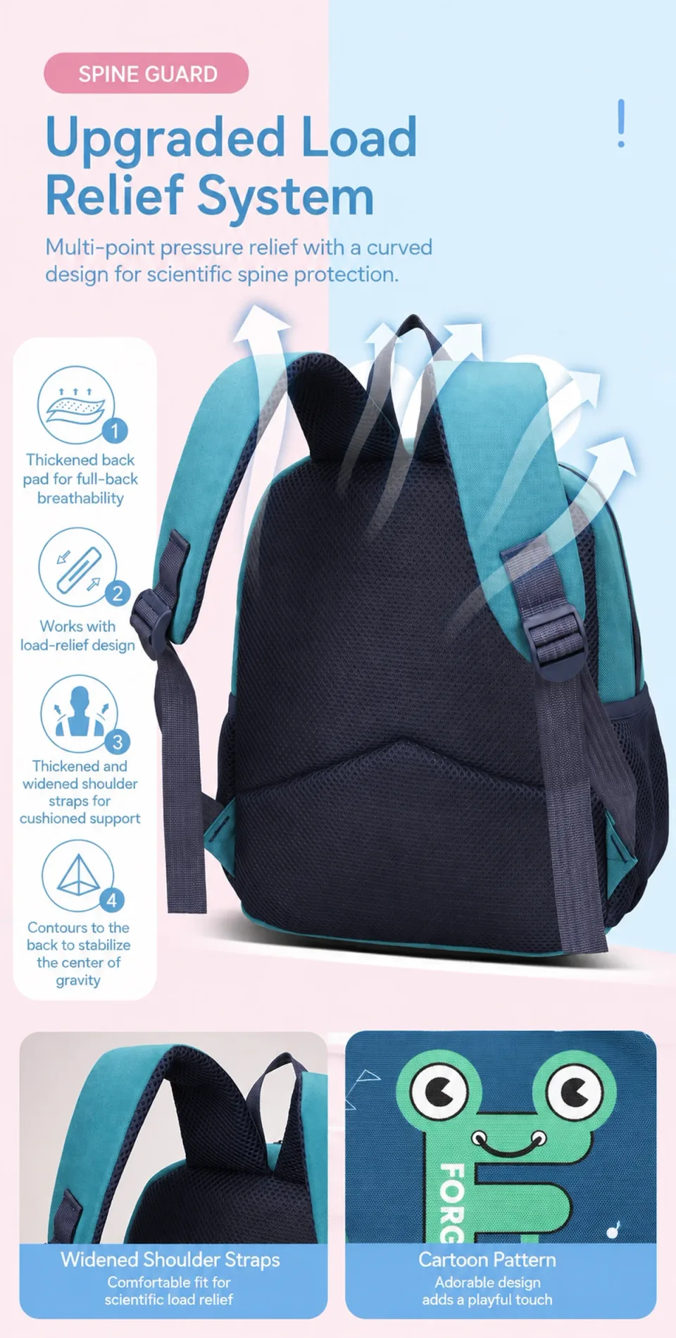 Kids School Bag 51# — Product details 04