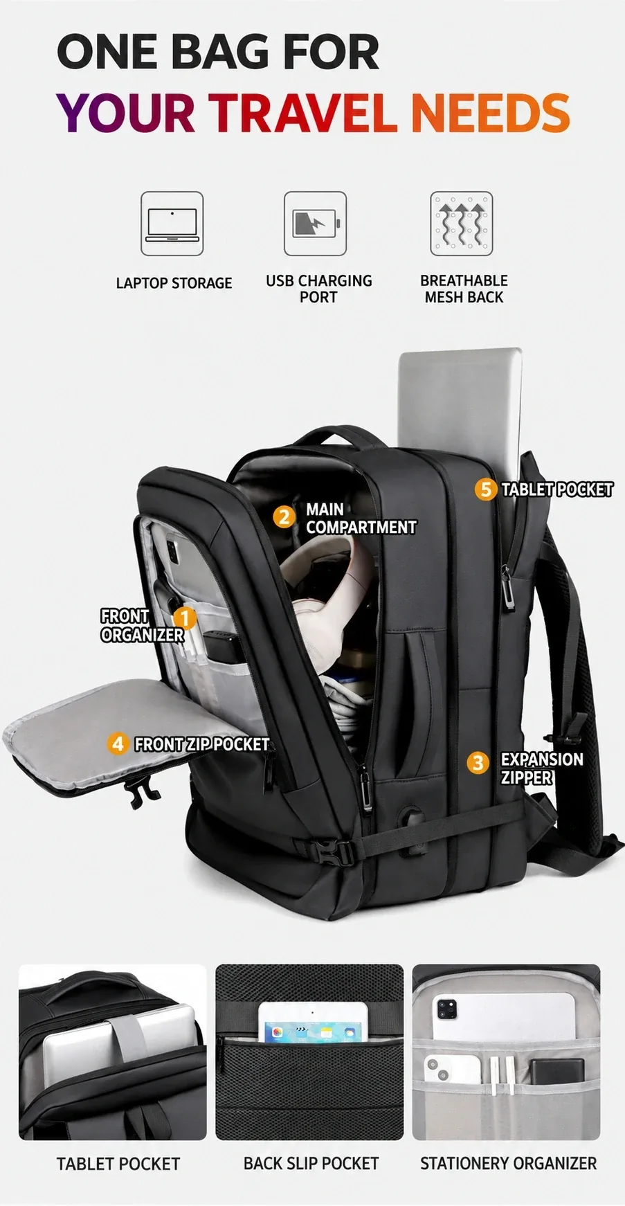 Sac à dos 9801 — Détails du produit 19