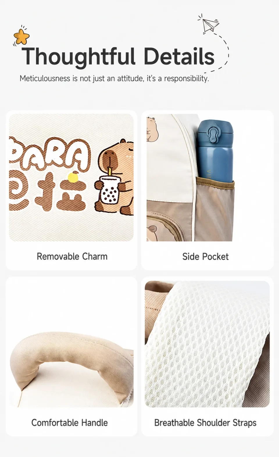 Mochila escolar 8026# — Detalles del producto 04