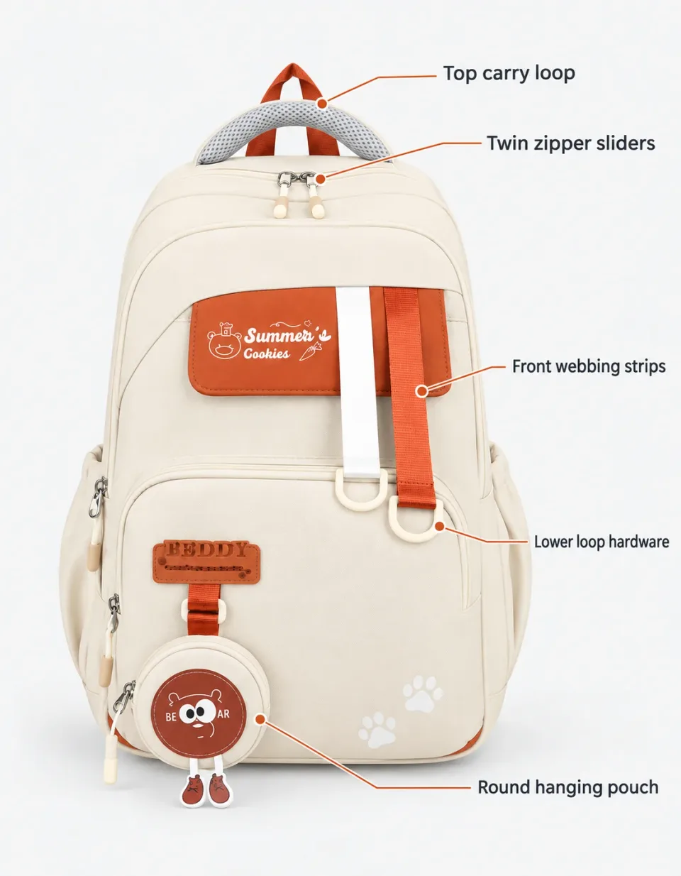 Kids School Bag F12# — Product details 07
