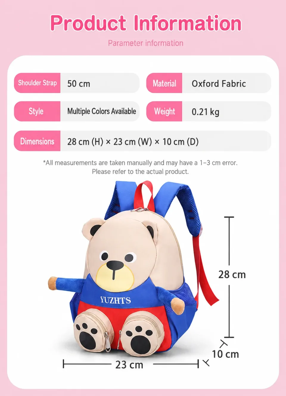 Kids School Bag 2353# — Product details 04