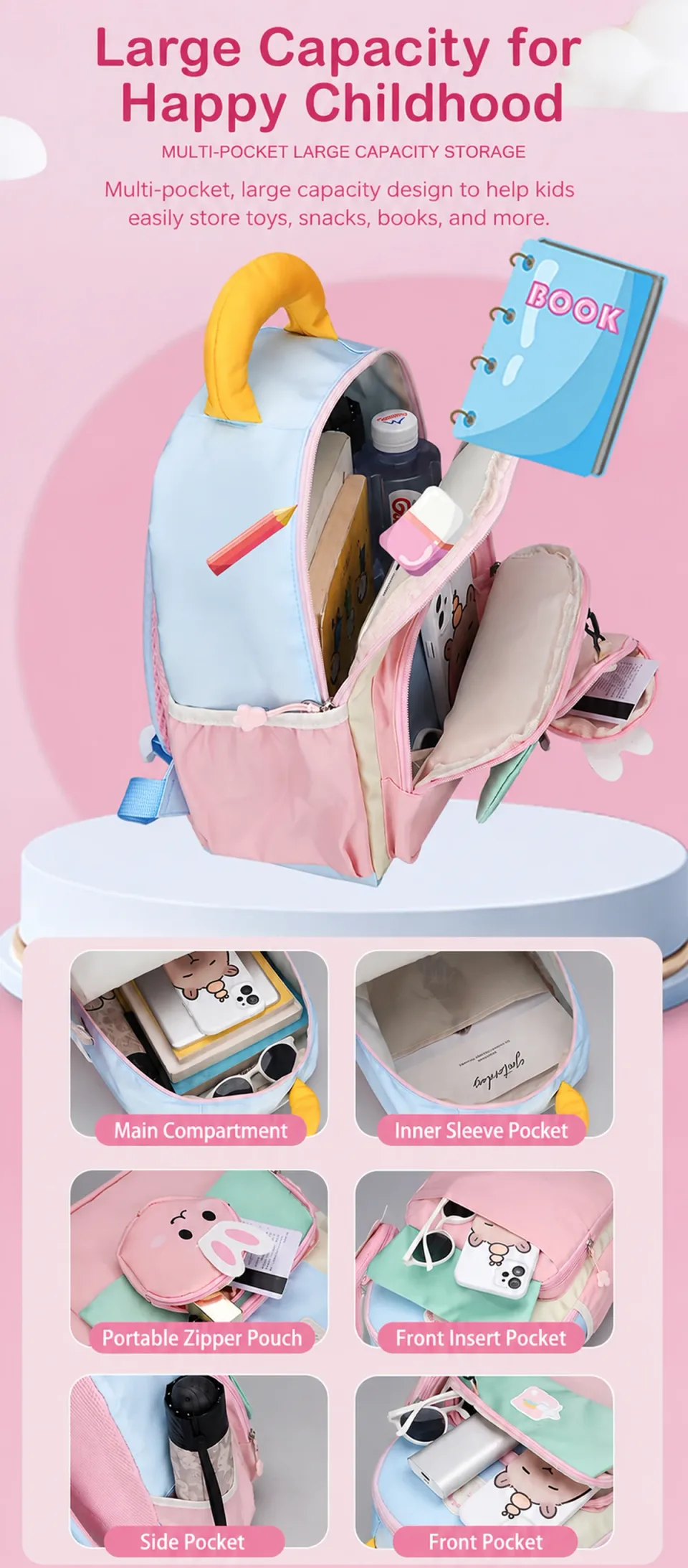 Kids School Bag 2358# — Product details 02