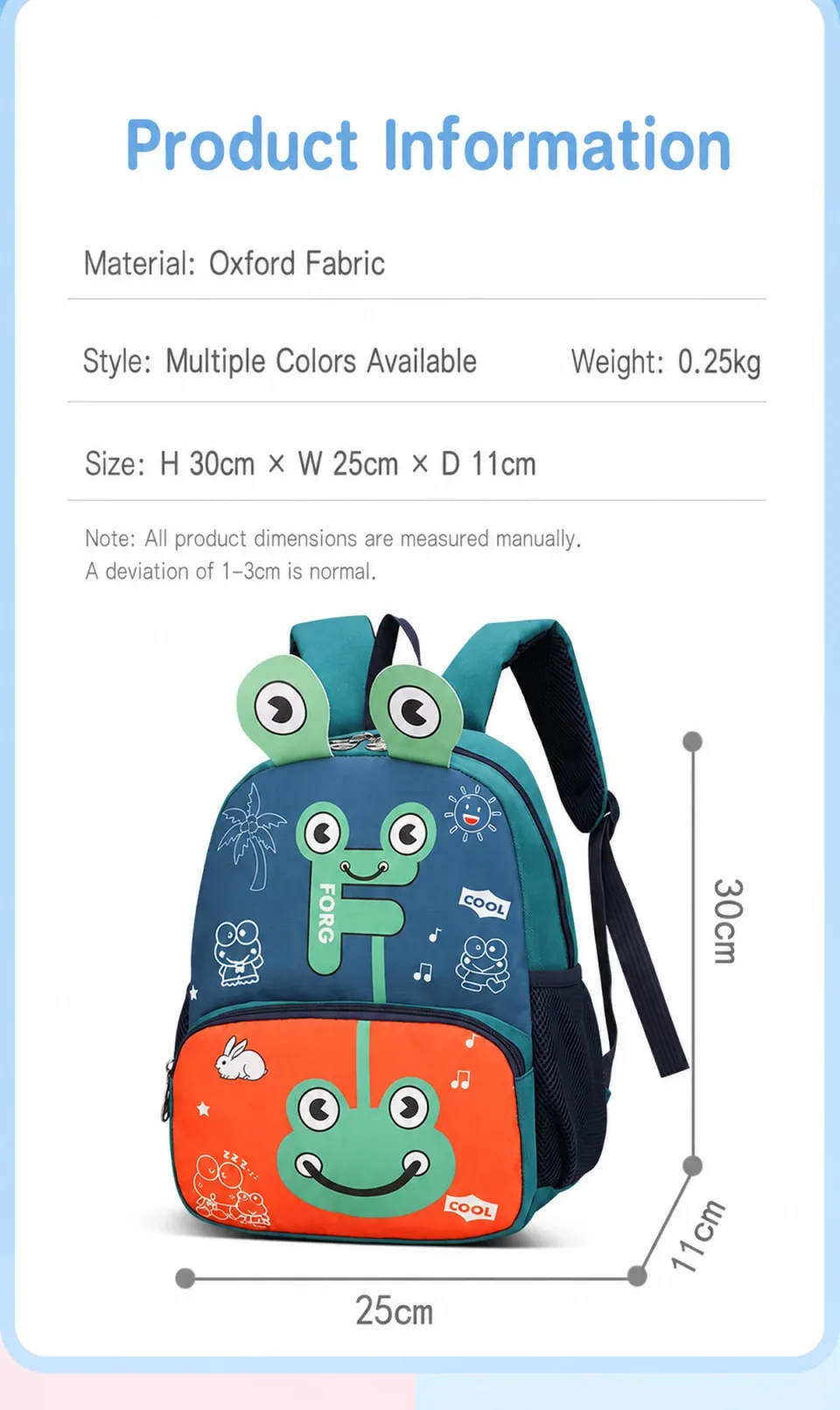 Kids School Bag 51# — Product details 06