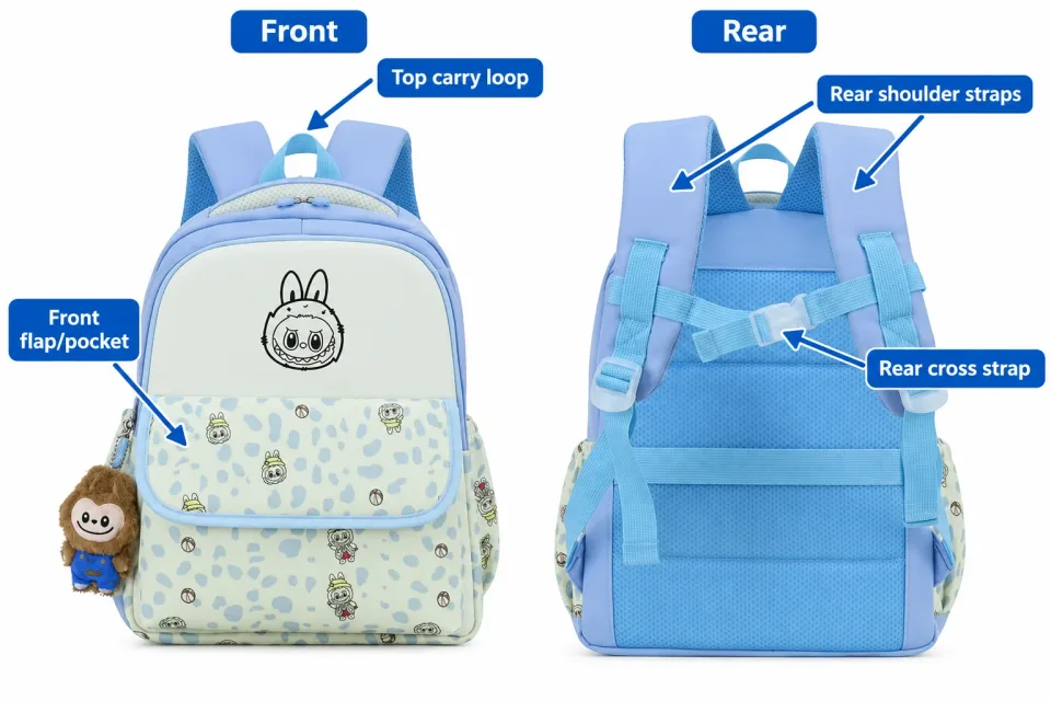 Mochila escolar 015# — Detalhes do produto 08
