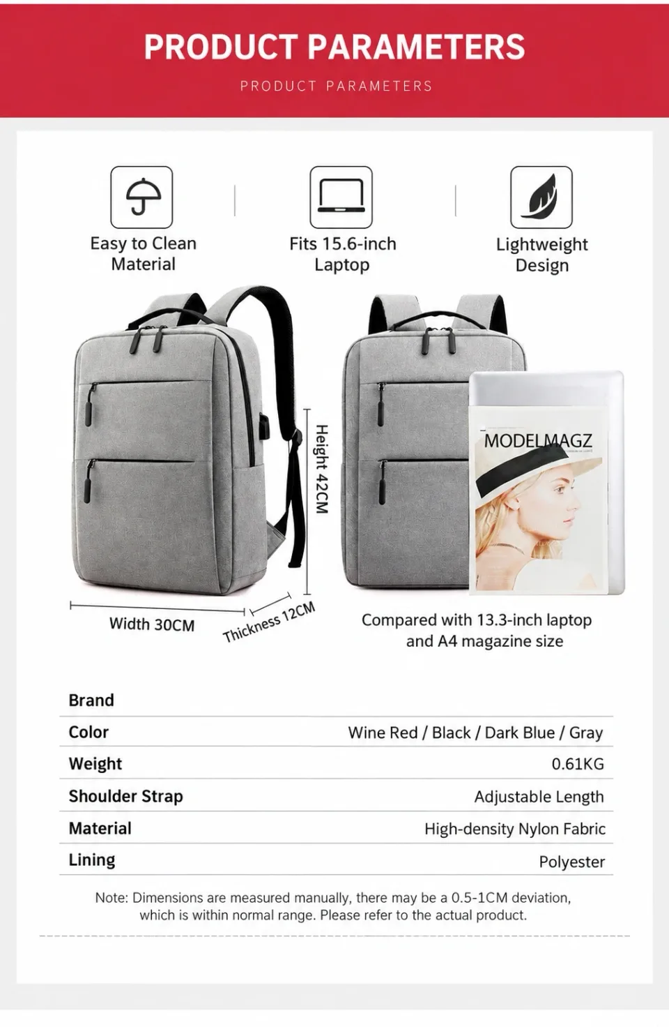 Mochila X-02 — Detalles del producto 08