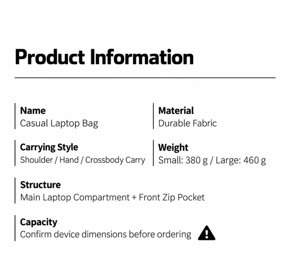 Laptop Bag 6511 — Product details 04