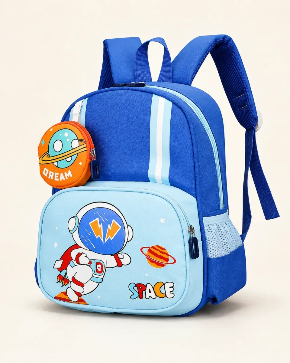 Mochila escolar 818# — 太空人浅Azul