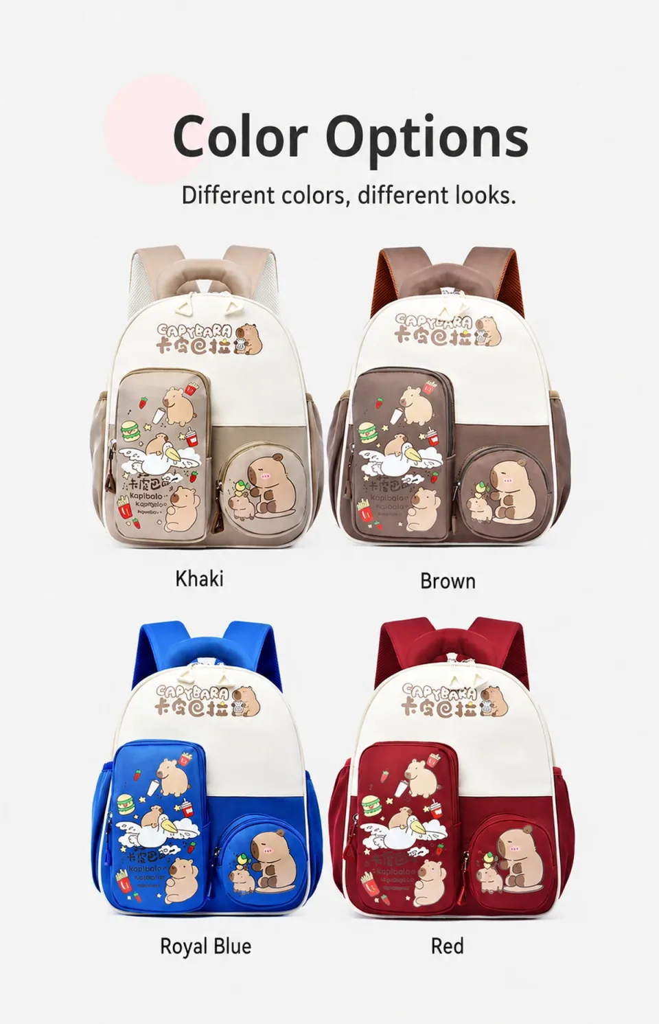 Mochila escolar 8026# — Detalles del producto 02