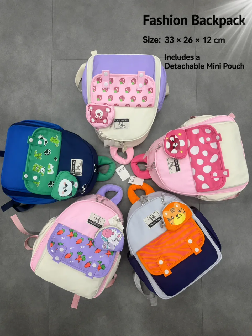 Kids School Bag 8021-1# — Product details 01