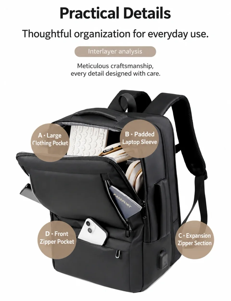 Mochila 9809 — Detalles del producto 14