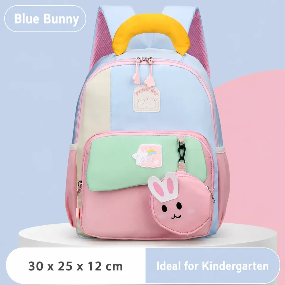 Kids School Bag 2358# — 兔子蓝色