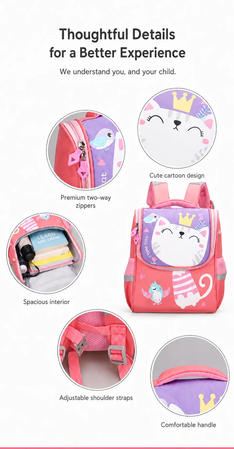 Kids School Bag 930# — Product details 02