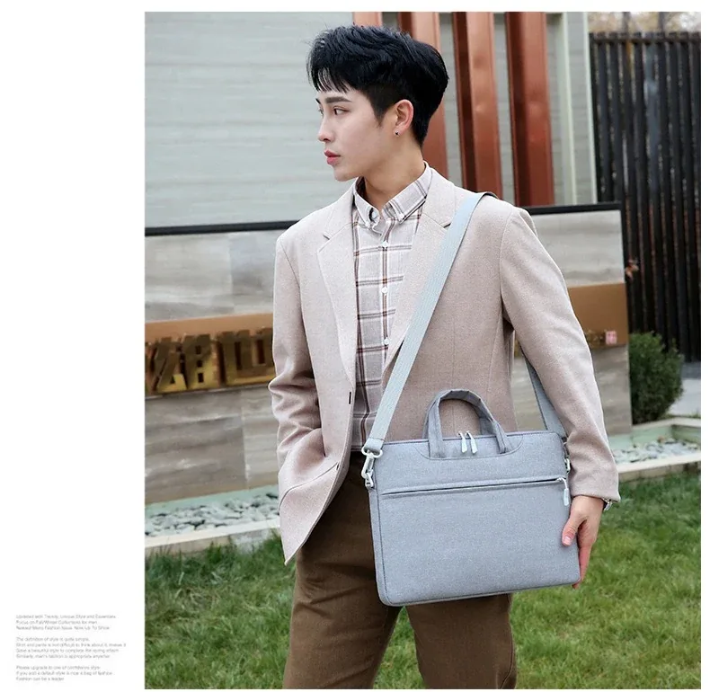 Bolsa para notebook 030 (With Shoulder Strap) — Detalhes do produto 03