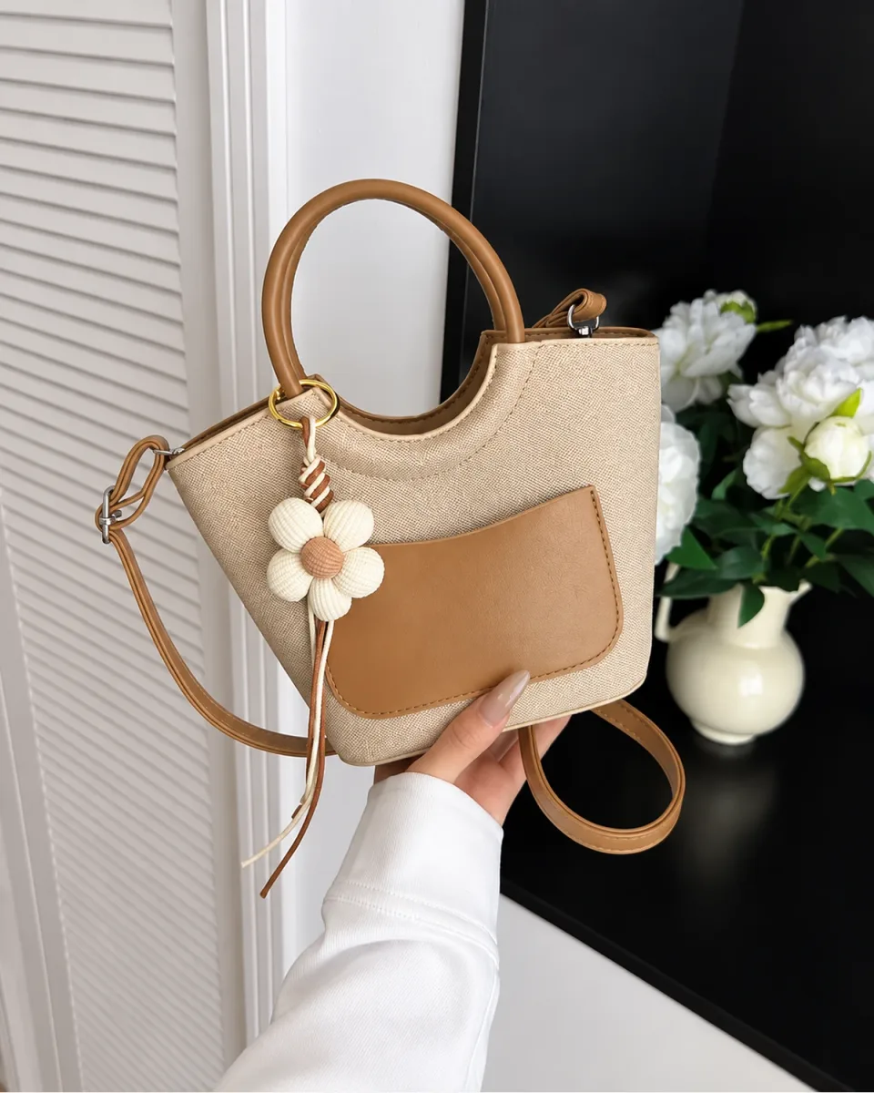 Women's Handbag 9853 — Khaki
