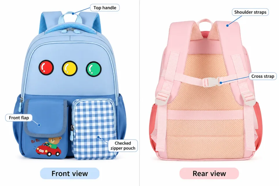 Mochila escolar 017# — Detalhes do produto 08