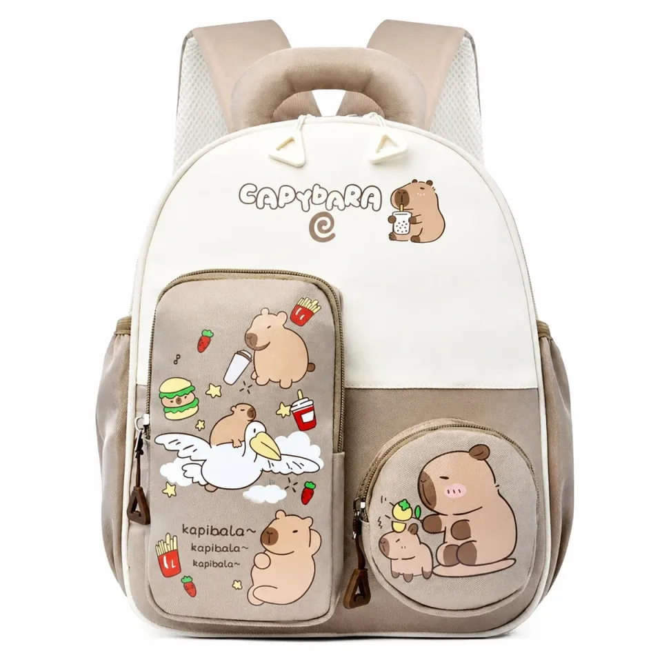 Mochila escolar 8026# — Caqui