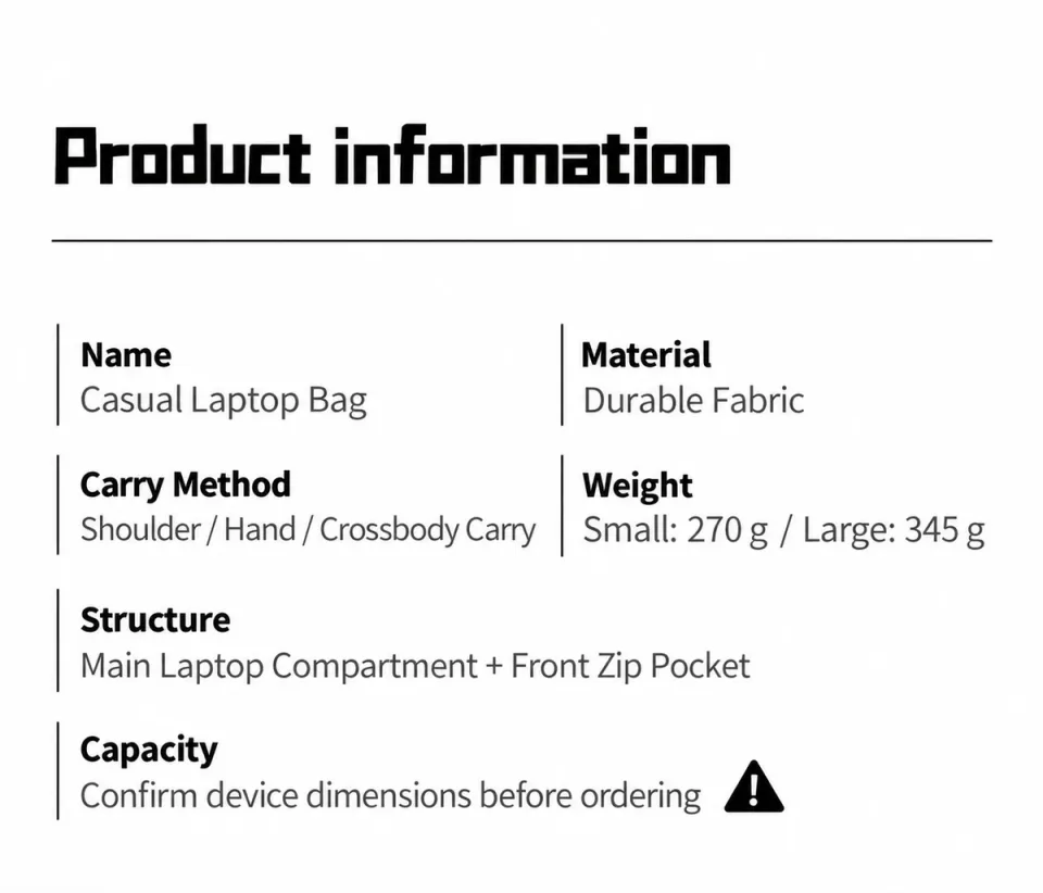 Laptop Bag 6510 — Product details 04