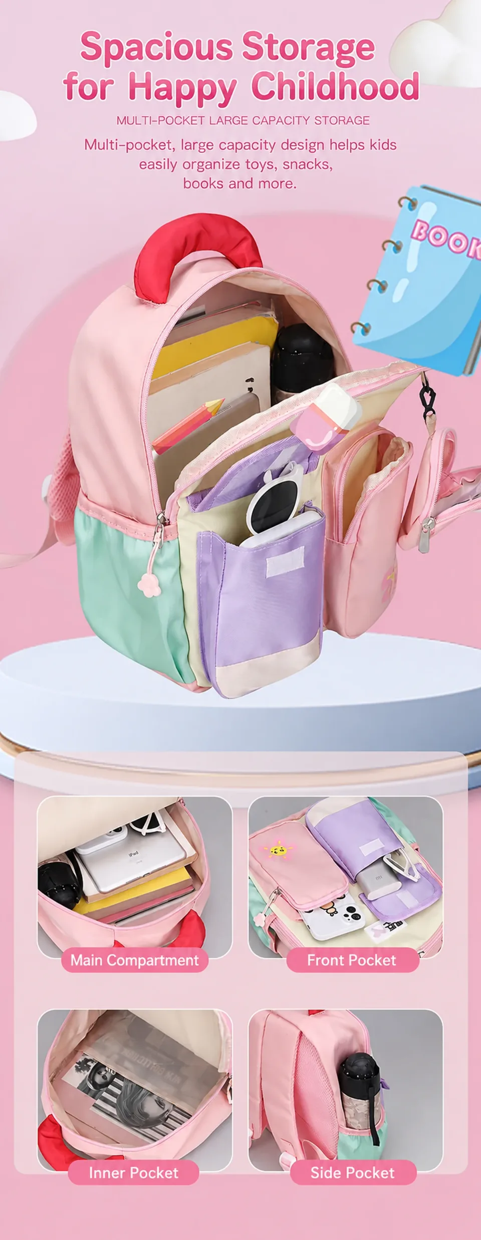 Mochila escolar 54# — Detalles del producto 03