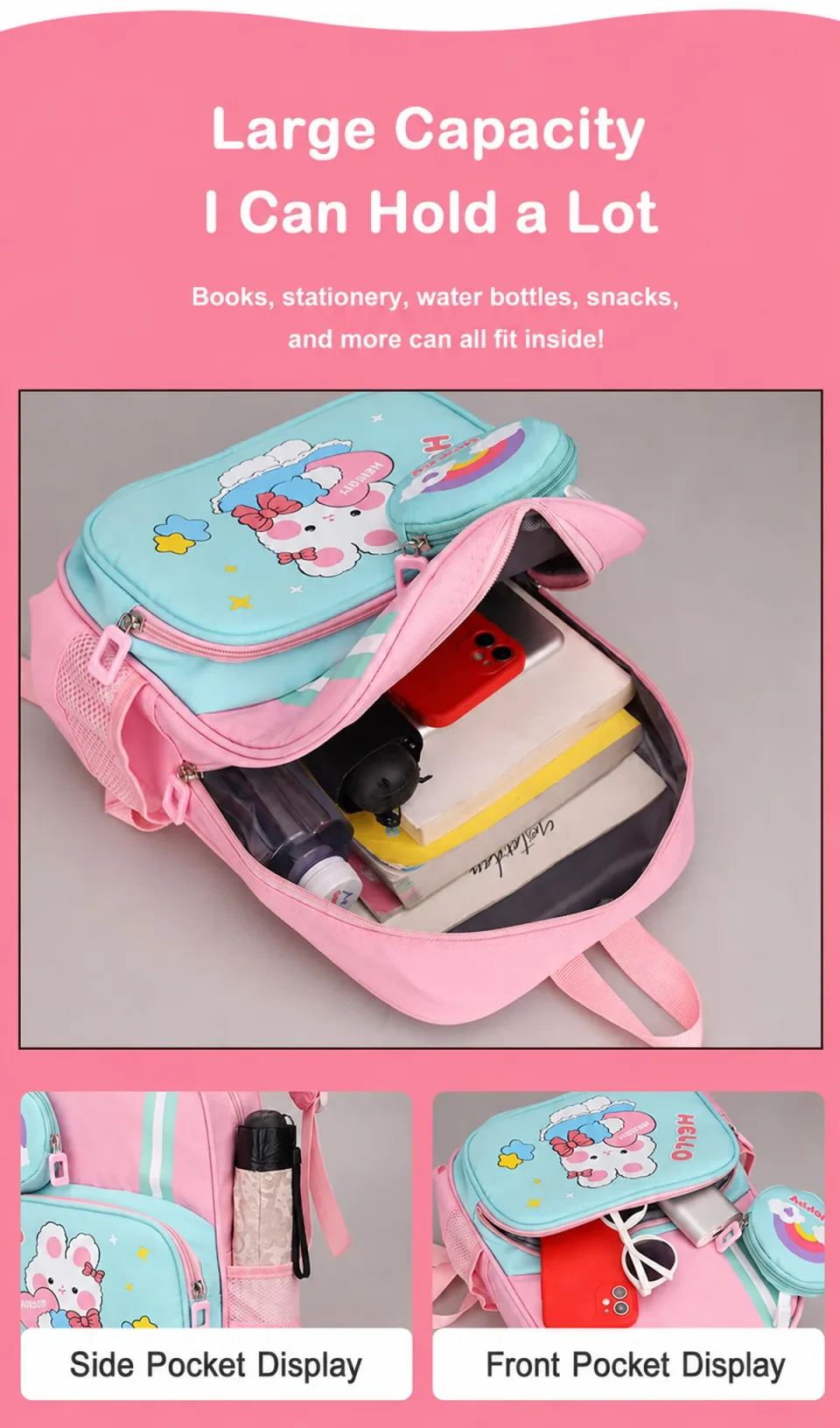 Kids School Bag 818# — Product details 03