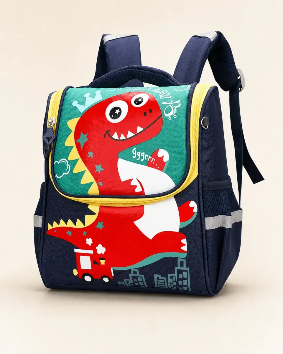 Mochila escolar 930# — Dinosaur Rojo
