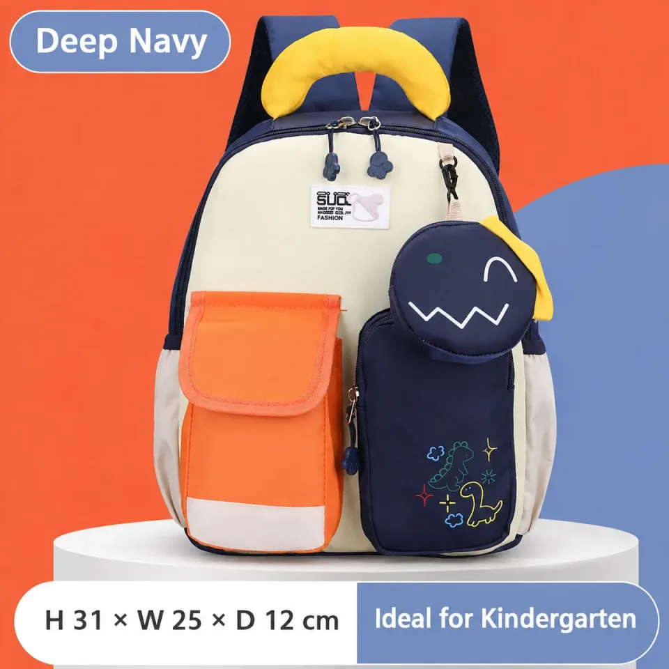 Mochila escolar 54# — Azul marino