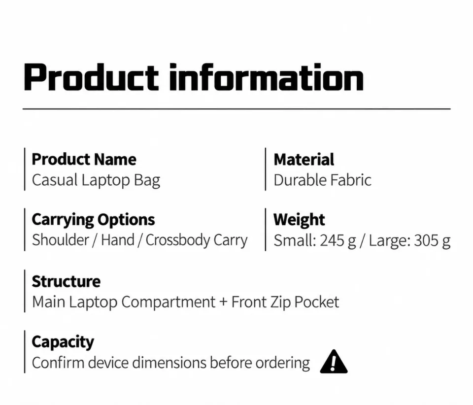 Laptop Bag 6509 — Product details 07