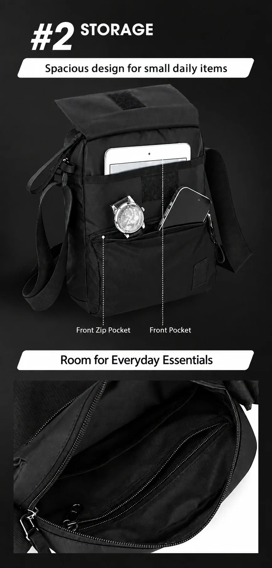 Sac bandoulière H3021 — Détails du produit 09