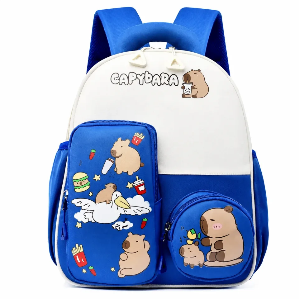 Mochila escolar 8026# — Azul