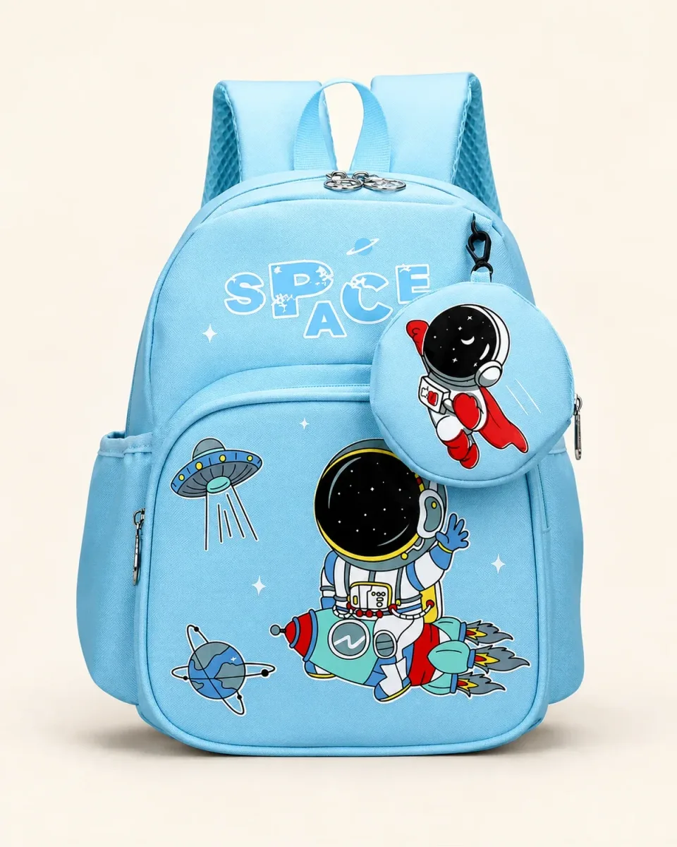 Mochila escolar 8899# — 太空人Royal Azul