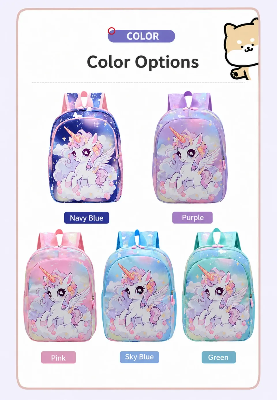 Mochila escolar 2354# — Detalles del producto 02