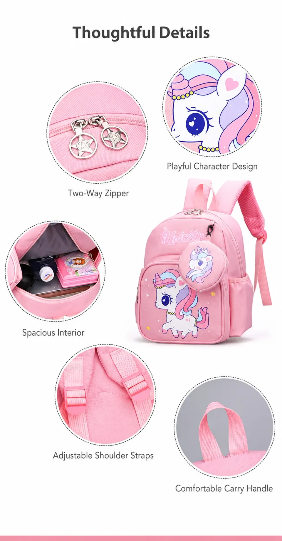 Mochila escolar 8899# — Detalles del producto 07